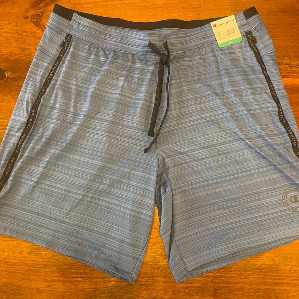 Champion Heather Blue Performance Shorts